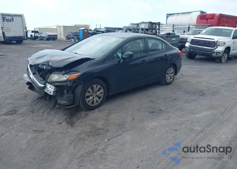 2012 Honda Civic Lx из США, поврежденный, VIN 19XFB2F55CE369838